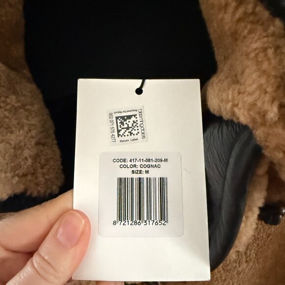 Rohe Brown Shearling Coat, Womens, Size Medium, Brand New - Picture 6 of 11